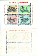 84208) Germania Berlino-1969- 125 Anni Dello Zoo Di Berlino-BF-n.2-nuovo - Sonstige & Ohne Zuordnung