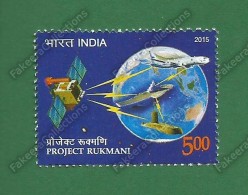 INDIA 2015 Inde Indien - PROJECT RUKMANI - MNH ** - Espace Satellite Navale Sous Marin Porte Avion Marine Navy - As Scan - Asia