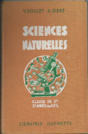 Livre , Sciences Naturelles 1938 - 18 Ans Et Plus