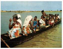 (ORL 640)  Mali - Crissing River In Pirogue - Boat - Mali