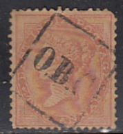 British East India 1856 - 1864, No Watermark,  MH Security Overprint O.B.C. Usage Used?   As Scan - 1854 East India Company Administration