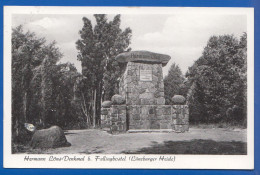 Deutschland; Fallingbostel; Hermann Löns Denkmal - Fallingbostel