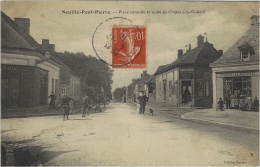 NEUILLÉ-PONT-PIERRE (37) - Place Centrale Et Route De Château-la-Vallière - Ed. Barrier - Neuillé-Pont-Pierre