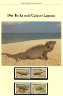 WWF-Set 42 Leguan Turks Caicos 777/0 ** 21€ Naturschutz Caicosleguan Dokumentation 1986 Wildlife Fauna Stamps Of America - Turks E Caicos