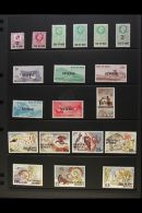 ISLE OF MAN REVENUE STAMPS Never Hinged Mint All Different Collection. With KGV 2d On 2d; 1960 6d,1s, 2s6d And... - Other & Unclassified
