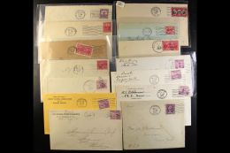 COVERS HOARD - INTER WAR HOARD 1918-1945 Accumulation With Covers Bearing Commercial Advertising & Slogans,... - Other & Unclassified