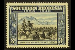 1940 3d Golden Jubilee, CAVE FLAW, SG 57a, Never Hinged Mint. For More Images, Please Visit... - Southern Rhodesia (...-1964)