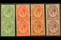 1913-24 KGV Coil Pairs With Joins, Complete Set, SG 18/21, Very Fine Mint (4 Pairs). For More Images, Please Visit... - Unclassified