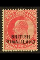 1903 1a Carmine "SUMALILAND" Opt Variety, SG 26c, Fine Mint For More Images, Please Visit... - Somaliland (Protectorate ...-1959)