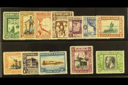 1933 Wilberforce Set Complete To 10s, SG 168/80, Mint With Gently Toned Gum (12 Stamps) For More Images, Please... - Sierra Leone (...-1960)