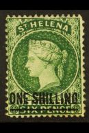 1864-80 1s Deep Green (Type C), SG 26, Fine Mint With Part OG For More Images, Please Visit... - Saint Helena Island