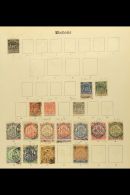 1892-1935 COLLECTION 1892-1935 On Pages, Mint Or Used Stamps, Inc 1892-94 To 4s Unused, 1896-97 To 2s6d Used,... - Other & Unclassified