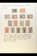 AZORES 1868-1930 COLLECTION In Hingeless Mounts On Leaves, Mint Or Used, Inc 1868-87 Various Opts To 80r &... - Other & Unclassified