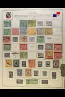 1887-1965 MINT & USED COLLECTION A Mostly All Different Collection Presented On Printed Album Pages That... - Panama