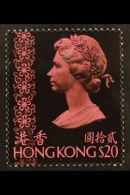 1976 $20 Pink & Brownish Black QEII Defin No Watermark, SG 353, Superb Never Hinged Mint, Fresh. For More... - Other & Unclassified