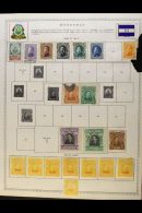 1866-1965 MINT & USED COLLECTION A Mostly All Different Collection Presented On Printed Album Pages That... - Honduras