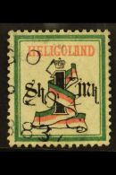 1875-90 1m Deep Green, Scarlet And Black, SG 18, Fine Cds Used.  For More Images, Please Visit... - Heligoland (1867-1890)