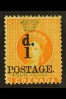 1886 1d On 4d Orange, Wmk Small Star, SG 39, Fine And Fresh Mint. For More Images, Please Visit... - Grenada (...-1974)