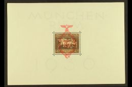 1937 (1 Aug) Brown Ribbon Miniature Sheet, Michel Block 10, Never Hinged Mint. For More Images, Please Visit... - Other & Unclassified