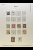 BAVARIA 1870-1920 COLLECTION On Hingeless Pages, Inc 1870 To 18k Mint, 1874-75 1m Imperf Used, 1875 To 18k Mint,... - Other & Unclassified