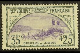 1917-18 35c + 25 Violet & Grey " Orphans Fund, Yv 152, SG 374, Very Fine Mint For More Images, Please Visit... - Other & Unclassified