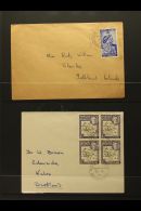 1949-58 COVERS & CARDS A Small But Interesting Group That Includes Commercial Mail, Air Letter & A... - Falkland Islands