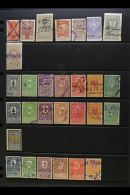 REVENUES DOCUMENTARY 1919-1941 'Tempelmark' Issues All Different Very Fine Mint & Used Collection On Stock... - Estonia