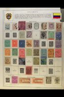 1860s-1960s MINT & USED COLLECTION A Chiefly All Different Collection Presented Mostly On Printed Album Pages... - Colombia