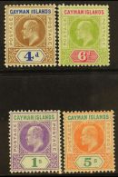 1907 Complete Set, SG 13/16, Fine Mint. (4) For More Images, Please Visit... - Cayman Islands