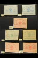 BOOKLETS COLLECTION 1937-50 All Different Collection Of Complete King George VI Booklets, Includes 1937-38 (blue... - Other & Unclassified