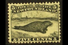 1868 5c Black Perf 12, SG 38, Unused No Gum With Excellent Centering And Strong, Crisp Impression. A Beauty, Cat... - Other & Unclassified