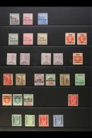 1885-1913 MINT COLLECTION Presented On A Stock Page. Includes 1885-87 CC/CA Watermark Set & Anchor Wmk Set To... - Other & Unclassified