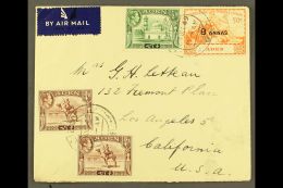 1949 (24th Dec) Airmail Cover To California, USA Bearing An Attractive Selection Of Issues To 8a Tied To Cover... - Aden (1854-1963)