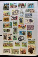 ELEPHANTS 1930's-2000's ALL DIFFERENT Worldwide Fine Mint & Used Collection Of Stamps And Mini-sheets... - Unclassified
