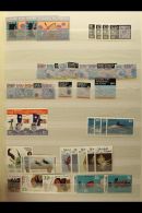 MARSHALL ISLANDS, MICRONESIA, NAURU, NEW ZEALAND NEVER HINGED MINT SETS, A Collection In A Stock Book Of Sets... - Other & Unclassified