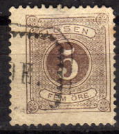 SCHWEDEN Portomarken 1874 - MiNr: 3 B  Used - Portomarken