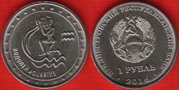 Transnistria 1 Rouble 2016 "Zodiac Series - Aquarius" UNC - Moldavie