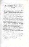 1839 Ordonnance Du Roi  Indemnités Et Commission Pour Le Mexique Douanes Martinique  44 Loire Inférieure La Jonclière - Décrets & Lois