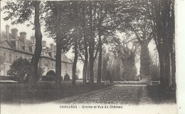 SOMME - 80 - CHAULNES -Entrée Et Vue Du Château - Chaulnes
