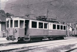 Chemin De Fer Locarno - Bignasco, Train à Bignasco, Photo 1960 BVA FRT 175.9 - Bignasco