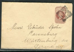 Grande Bretagne - Entier Postal De Londres Pour Ravensburg En 1891   Réf O 120 - Postwaardestukken