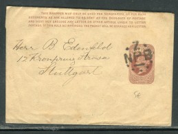 Grande Bretagne - Entier Postal Pour Stuttgart En 1912   Réf O 121 - Postwaardestukken