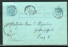 Pays Bas - Entier Postal De Baexem Pour Prague En 1892   Réf O 124 - Postal Stationery