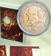 ** 2 EURO  SAN MARINO 2016 COMMEMORATIVE - SHAKESPEARE - NEUVE ** - San Marino