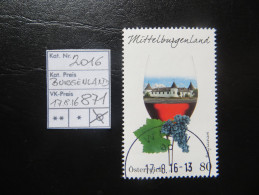2016  " Mittelburgenland "  TOP Gestempelt  WIEN 17.-8.16   LOT 871 - Used Stamps