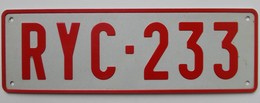 Plaque D'immatriculation - Belgique - - Placas De Matriculación