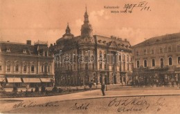 T4 Kolozsvár, Cluj; Mátyás Király Tér, Schuster Emil, Jeszenszky Ferencz,... - Non Classés