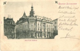 T2/T3 Kolozsvár, Cluj; New York Szálloda, Csiky Mihály üzlete / Hotel, Shops (EK) - Non Classés