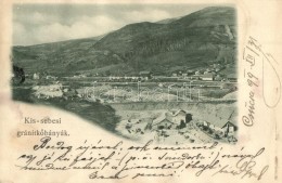 T3 1899 Kissebes, Poieni; GránitkÅ‘bányák / Granite Mines (kopott Sarok / Worn Corner) - Non Classés
