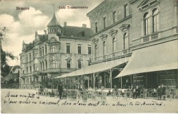 * T2/T3 Brassó, Kronstadt, Brasov; Cafe Transylvania Kávéház, Terasz / Coffeehouse,... - Sin Clasificación